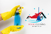 Cleaning Service Logo Collection, a Branding & Logo Template by YUDesignStore (Thumbnail 10 of 12)