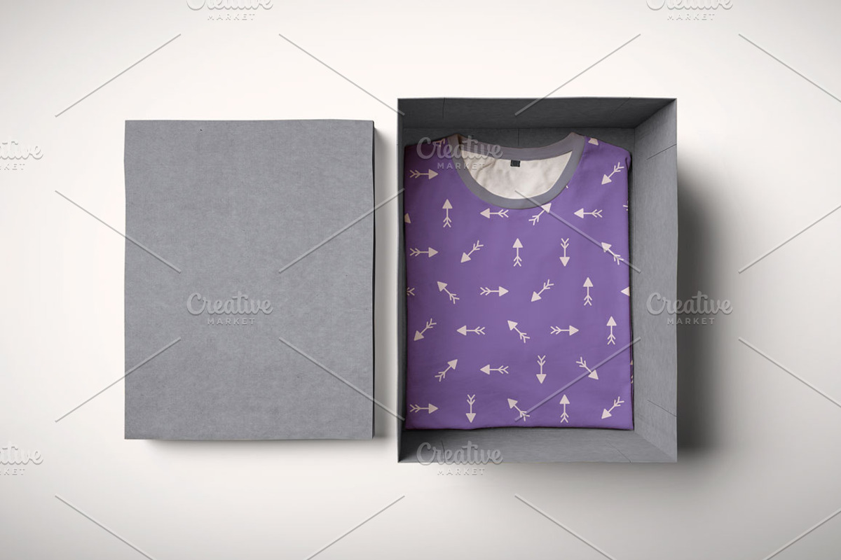 Purple seamless arrow patterns, a Pattern Graphic by ExpressShop (Photo 6 of 6)