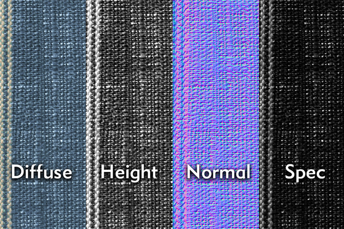 Striped Fabric Texture Pack, a Textures & Material 3D Model by 6BIT Creative (Photo 12 of 13)