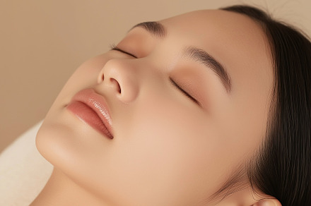 A serene woman relaxing during spa, a Beauty & Fashion Photo by Amond Studio