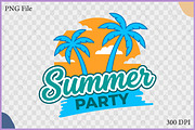 Summer Party Tropical Beach SVG, an Object Illustration by Gfx Expert Team (Thumbnail 2 of 3)