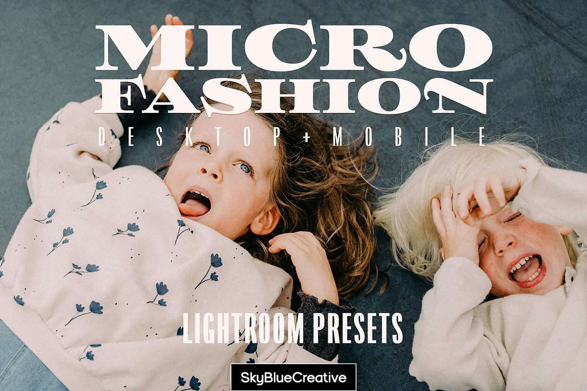 Microfashion -Kids Lightroom Presets, a Preset Add-On by skybluecreative (Photo 1 of 7)