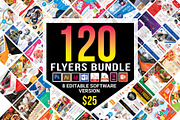 120 Business Flyers Bundle 99% OFF, a Flyer Template by Imagine Design Studio (Thumbnail 1 of 17)