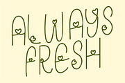 Rosamira a Script Font, a Script Font by Berdansabersama (Thumbnail 4 of 9)