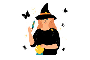 Witch Character, Magical Occult