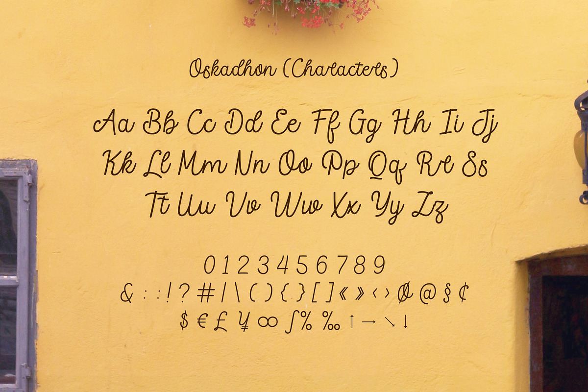 Oskadhon - Script Display Font, a Script Font by Ekahermawan (Photo 12 of 15)