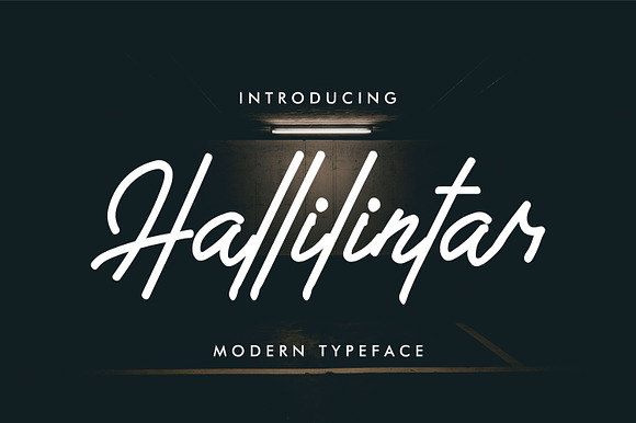 Hallilintar | Modern Font preview 8