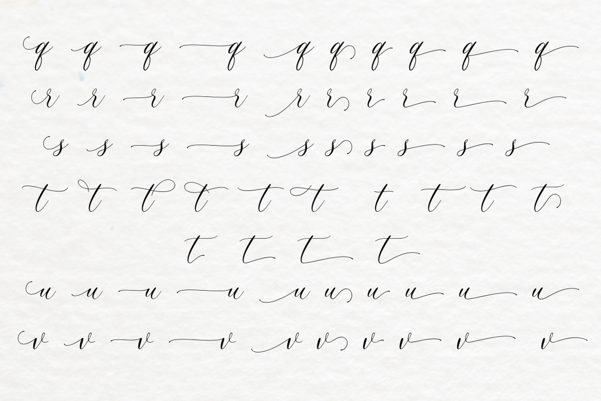 Romantic Lovely - Calligraphy Font, a Script Font by Sronstudio (Photo 6 of 23)