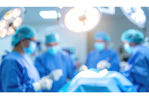Medical team of surgeons wearing, a Health & Medical Photo by Igor Tichonow