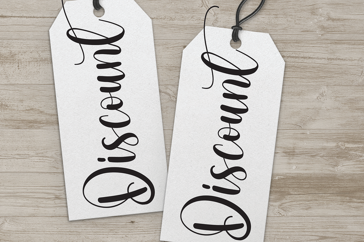 Birthday | Script Font, a Script Font by Scratchones (Photo 3 of 6)
