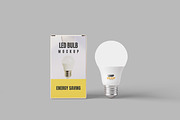 LED Bulb Mockup, a Product Mockup by Getdesign (Thumbnail 4 of 6)