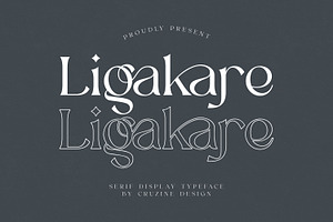 Ligakare Modern Serif