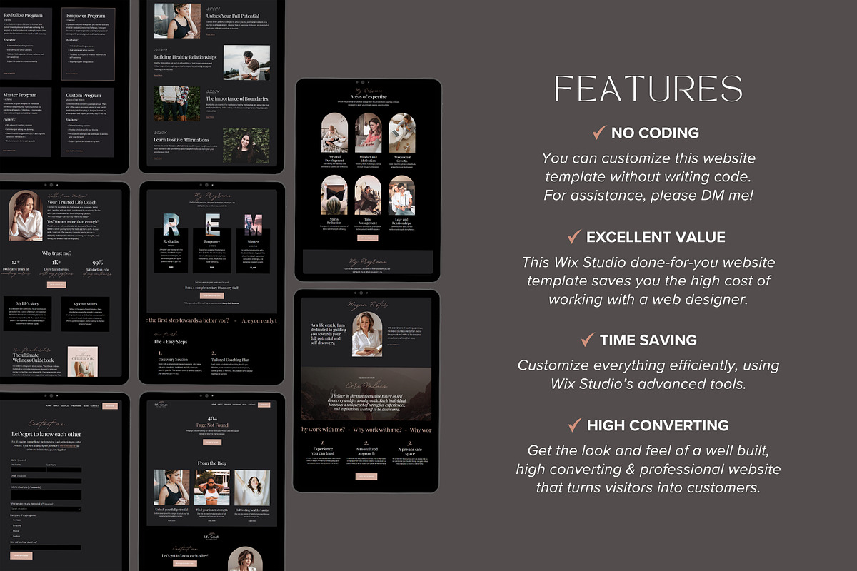 Wix Studio Template for Coaches preview 8