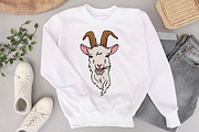 Goat svg dxf png, goat clipart, an Object Graphic by Bila Vorona (Thumbnail 5 of 5)