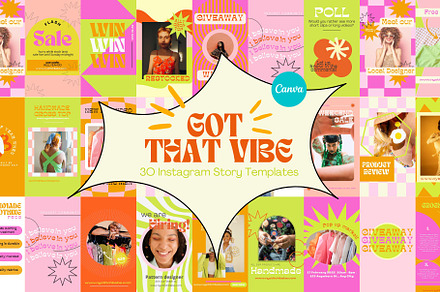 Got that vibe Insta Story Templates, a Social Media Template by HellYeahDesigns