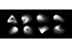 Blur shape blob collection, an Illustration by art PVP - market