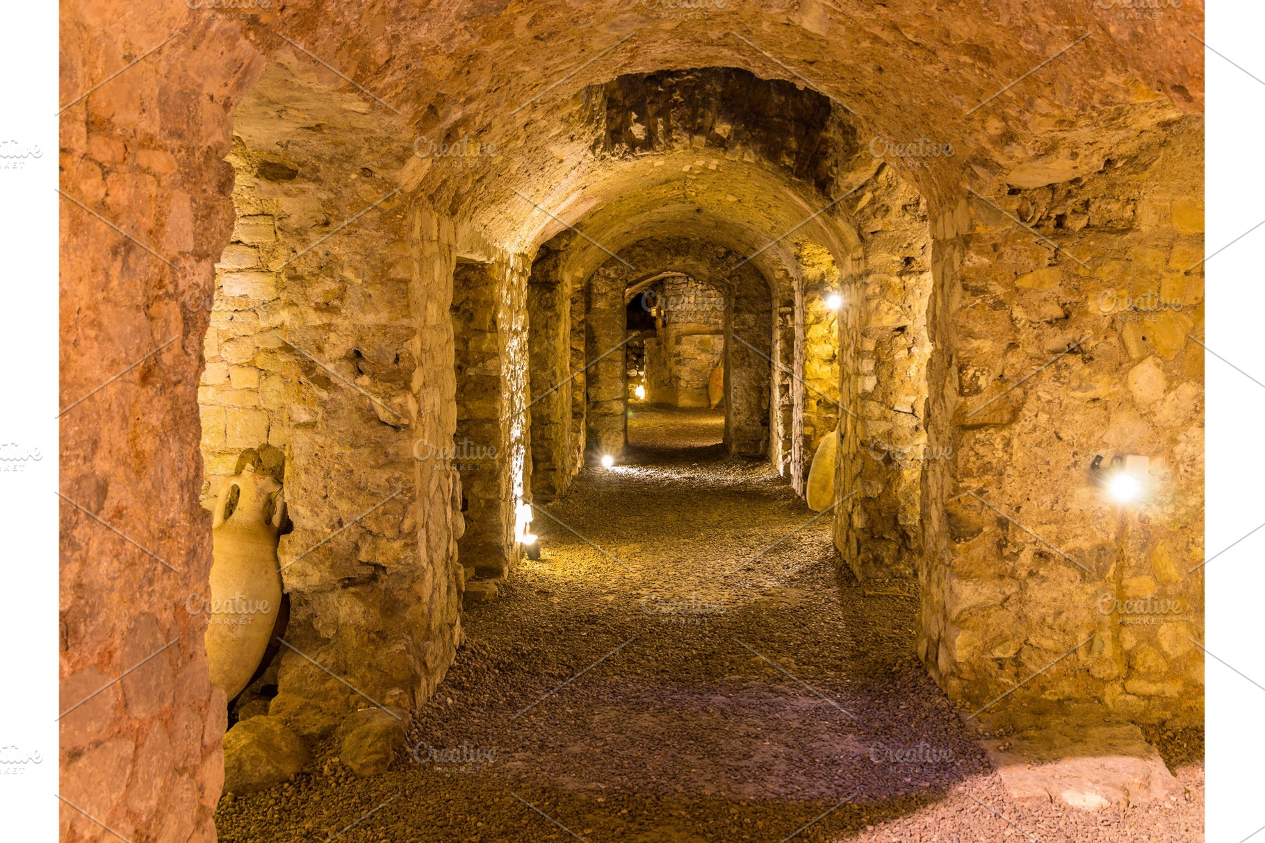 Galloroman horreum in narbonne france featuring horreum, narbonne, and cave, an Architecture Photo by Leonid Andronov