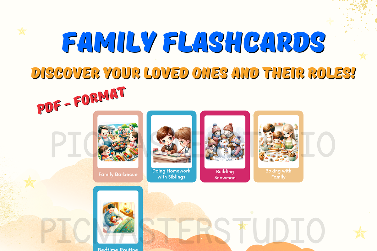 Family-Themed Flashcards: Fun & Lear, a Card Template by John_Walker (Photo 5 of 6)