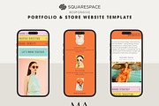 Retro Squarespace Website Template, a Squarespace Template by Mockup Art Atelier (Thumbnail 5 of 16)