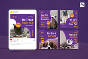 Pet Care Instagram Post, a Social Media Template by CavenArt (Thumbnail 4 of 5)