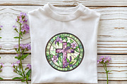 Lavender Blessing & Cross Stained, an Illustration by Craft Nest (Thumbnail 5 of 6)
