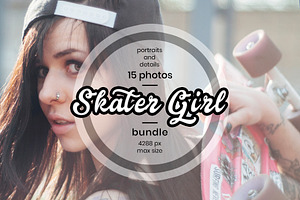 Skater Girl Bundle (15 Photo)