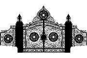 Decorative Iron Gate Bundle, a Decorative Illustration by Designer_Momina (Thumbnail 13 of 26)