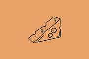 Vector Cheese Graphics, an Illustration by Dorey Kronick Art&Design (Thumbnail 7 of 22)
