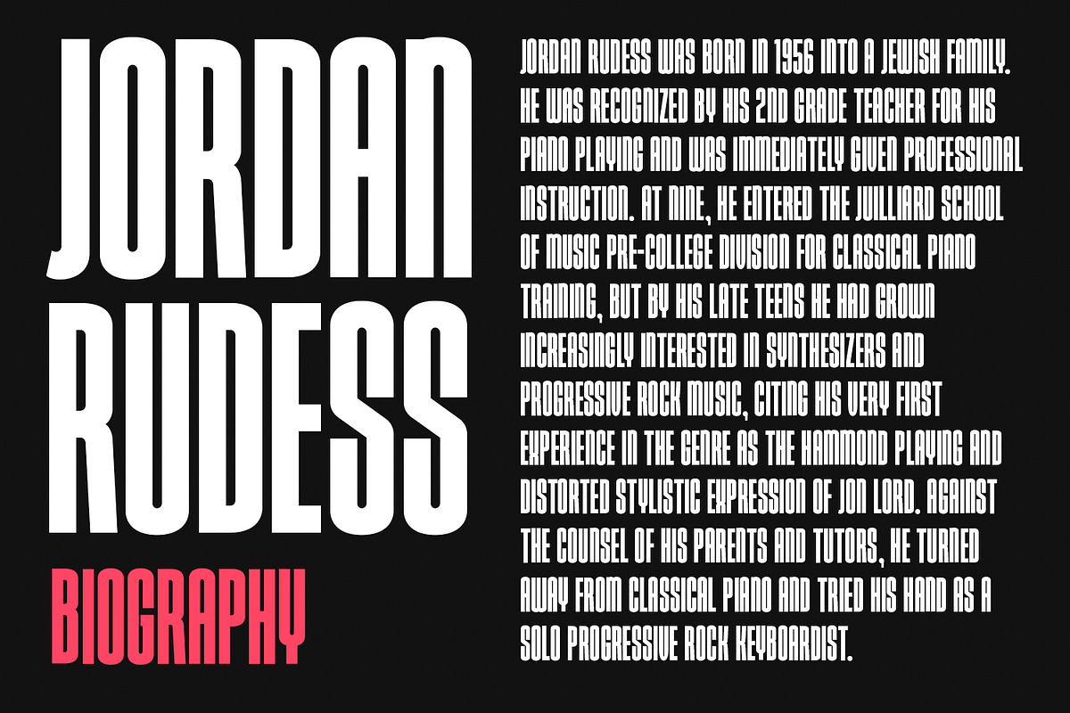Kajiro Sans Condensed Display Font, a Sans Serif Font by Maulana Creative (Photo 7 of 10)