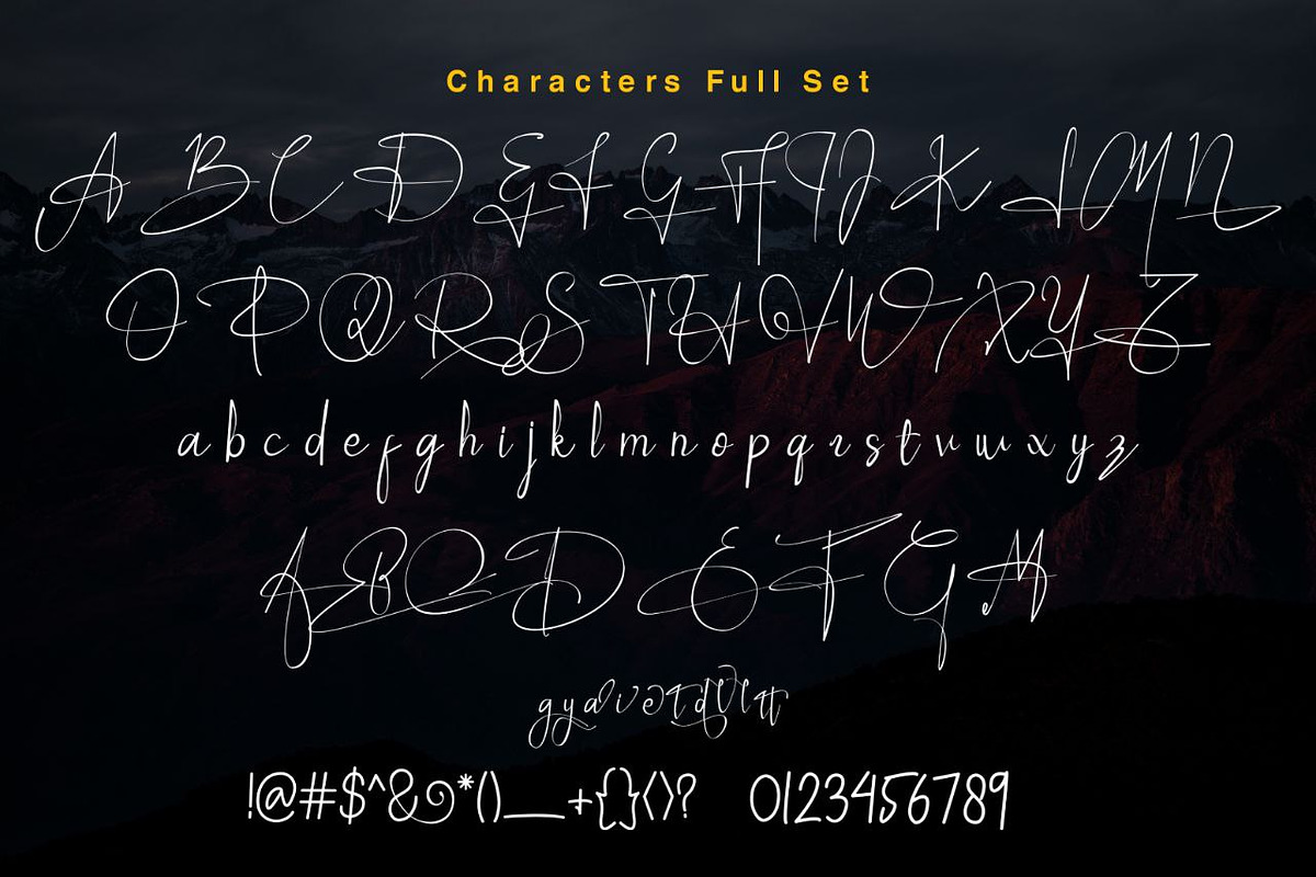 Metalinguera - Signature font, a Font by Majelis Art (Photo 9 of 9)