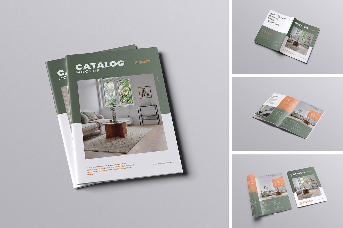 Catalog Magazine Mockup, a Magazine Template by HanaSaka_Studio (Photo 1 of 5)