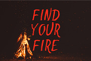 Wilde Wasser - Textured Brush Font, a Script Font by CreativeJourney (Thumbnail 5 of 7)