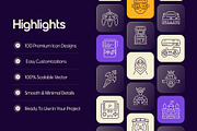 Video Game Icons Set, an Outline Icon by Prosymbols (Thumbnail 2 of 7)