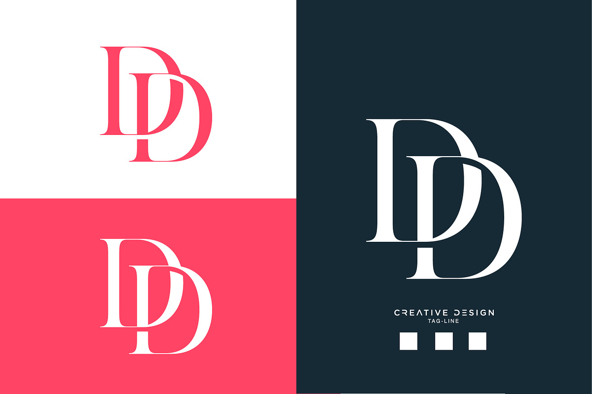 DD or D logo monogram, a Branding & Logo Template by design_proleague