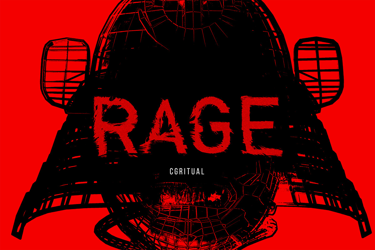 Rage text effect, a Layer Style Add-On by Graphicshop (Photo 1 of 3)