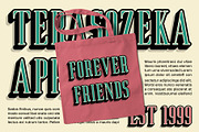 Aguero Serif Rounded 3D, a Serif Font by Craft Supply Co. (Thumbnail 6 of 8)