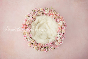 Newborn Photo Digi Backdrop x 4