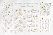 Pink Flowers Watercolor clip art, an Illustration by Fedulova Art (Thumbnail 8 of 12)