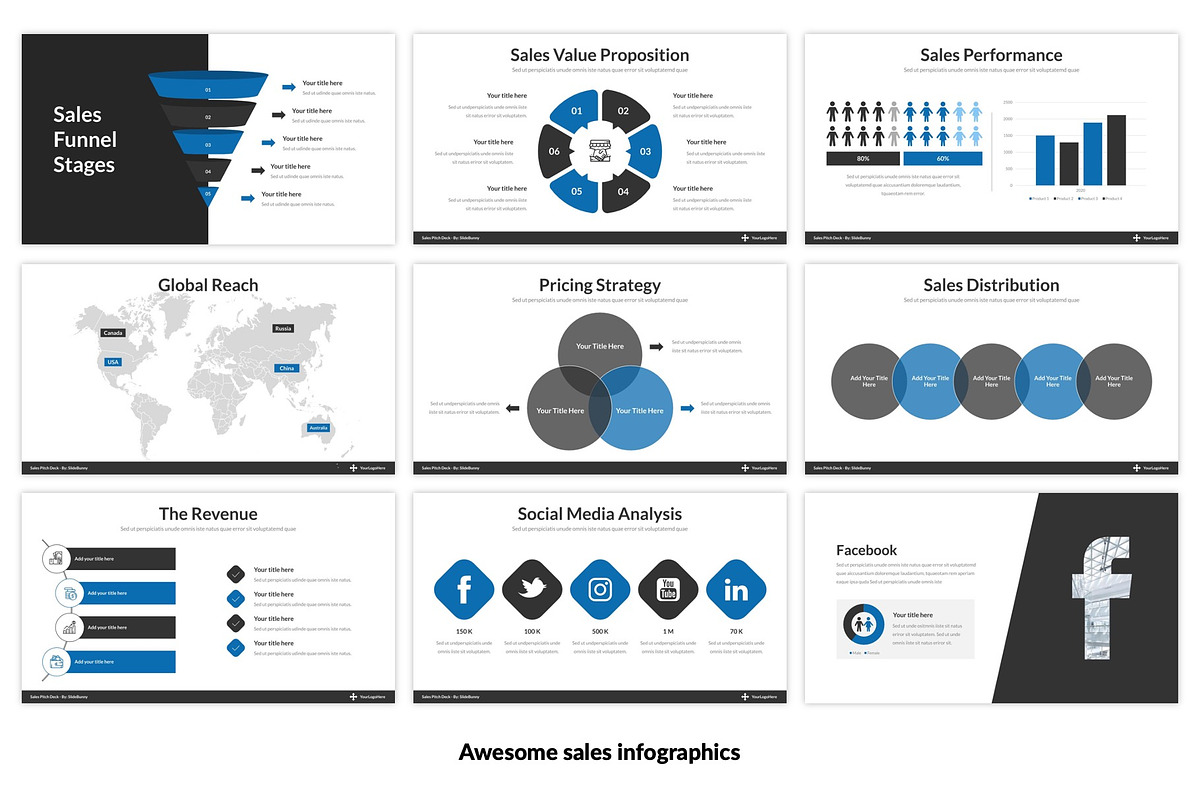 Best Sales Pitch Deck Google Slides, a Presentation Template by SlideBunny (Photo 16 of 21)