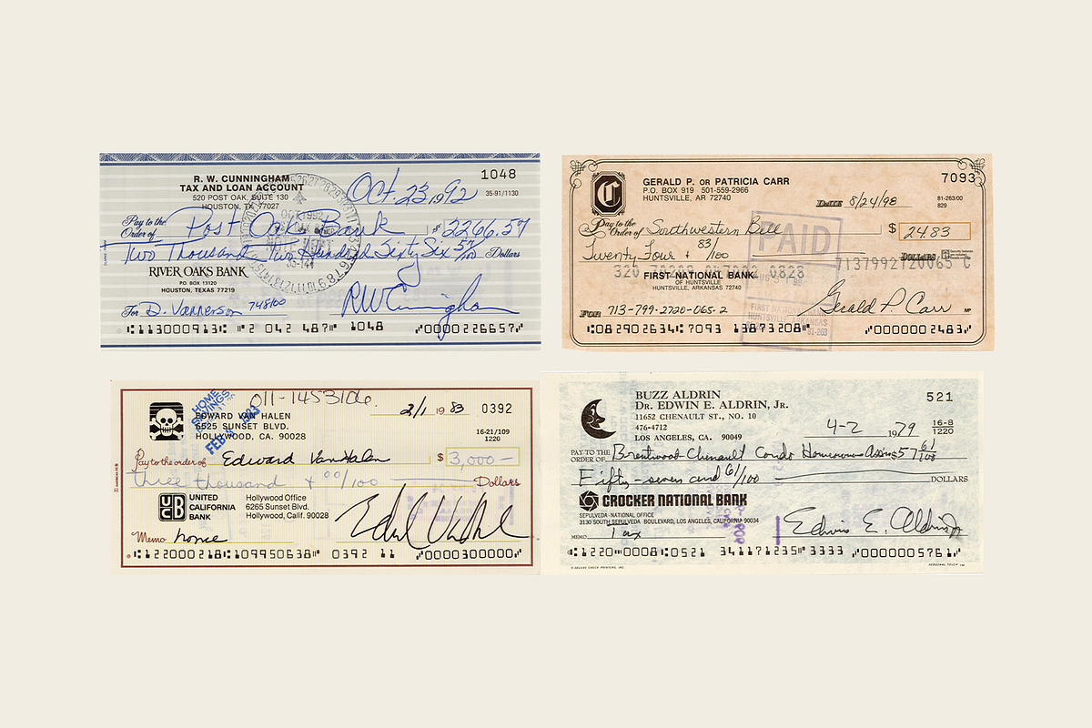 100+ Vintage Signed Checks, an Object Graphic by Digital Museum (Photo 5 of 8)