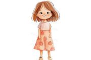 Happy cartoon little kids PNG, a Person Illustration by Bubert Art (Thumbnail 3 of 6)
