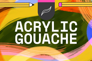 Procreate Acrylic Gouache Brush 16x