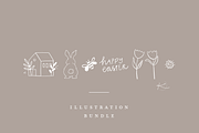 EASTER BUNDLE / vector illustration, a Decorative Illustration by KruthDesign (Thumbnail 2 of 6)