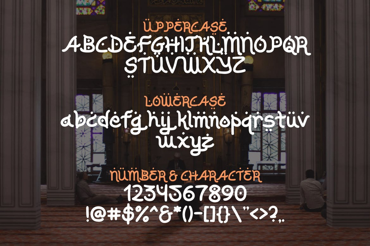 Musandam - Arabic look font, a Script Font by TokoPress (Photo 2 of 10)
