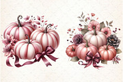 Watercolor Burgundy Autumn Clipart, an Illustration by Libby Wishes (Thumbnail 4 of 4)