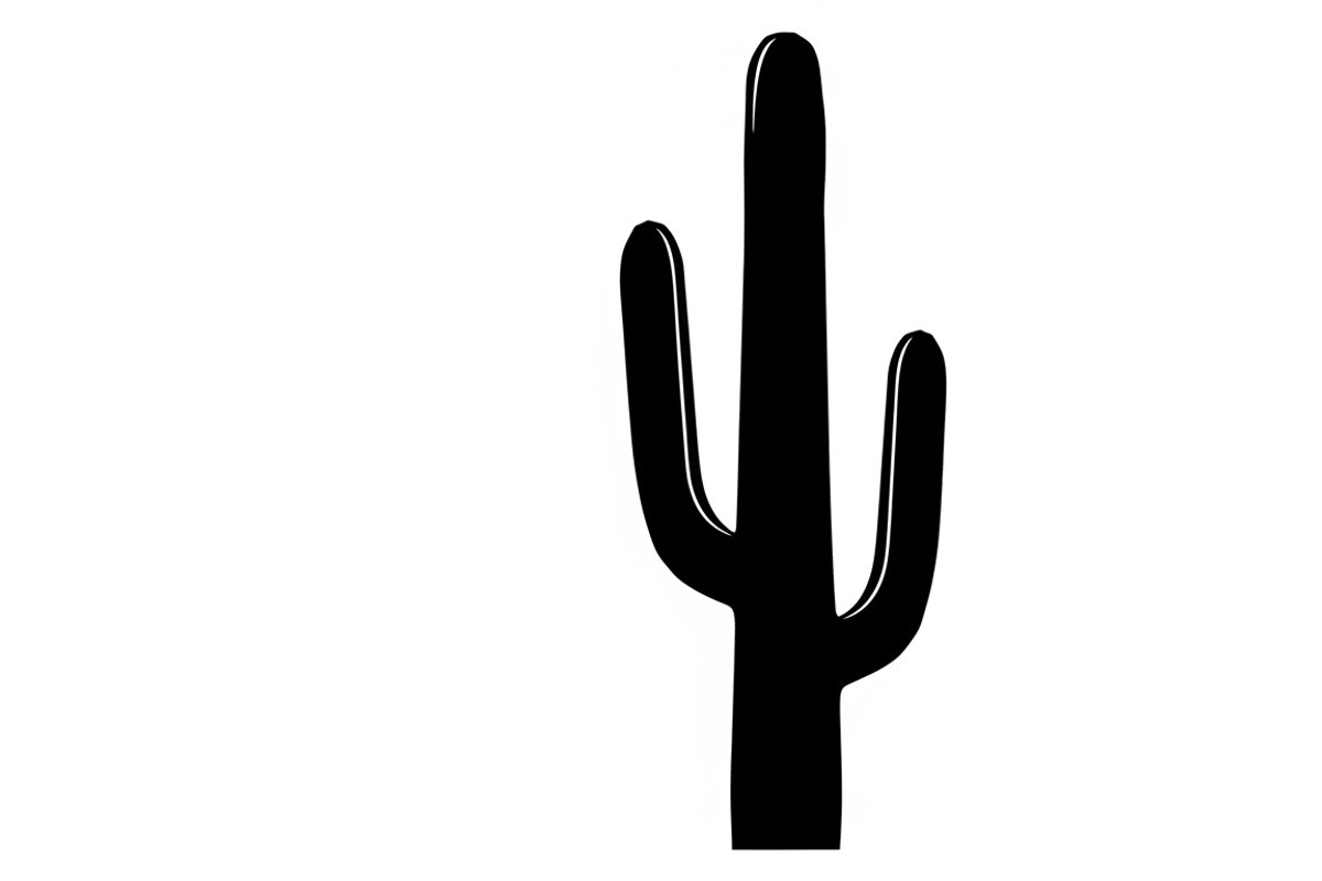 collection of desert cactus silhouet, an Illustration by Amazin_art (Photo 26 of 33)