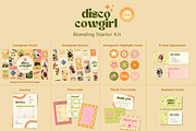 Disco Cowgirl Branding Starter Kit, a Branding & Logo Template by Hell Yeah Designs (Thumbnail 5 of 18)