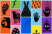 Odd Parade. Easter and humanoid eyes, a Background Graphic by AI Petr Creative Agency (Thumbnail 5 of 7)