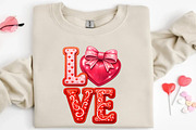Preppy Coquette Valentine's Day Love, an Illustration by DreamCafeArt (Thumbnail 6 of 8)