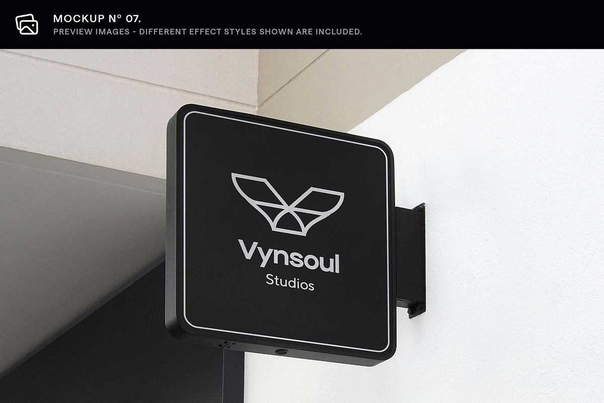 30 Signs & Facade Logo Mockups - V3, an Advertising Mockup by Asylab (Photo 14 of 38)